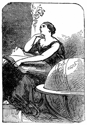 Hypatia (c370-415) female mathematician and philosopher (Neoplatonist) murdered by followers of Cyril, Patriarch of Alexandria. Mid-19th century wood engraving .