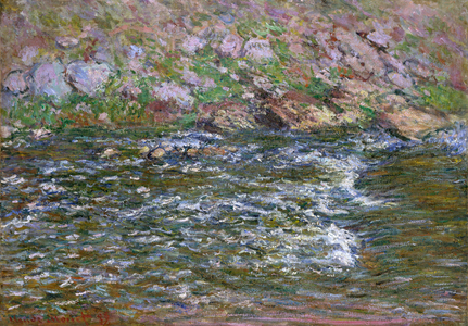 Rapids on the Petite Creuse at Fresselines, 1889 (oil on canvas)