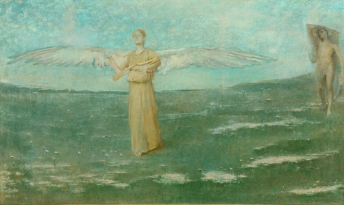 Tobias and the Angel, 1887 (oil on canvas)