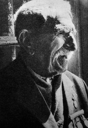 Alcide Cervi, Italy, 1965 (b/w photo)