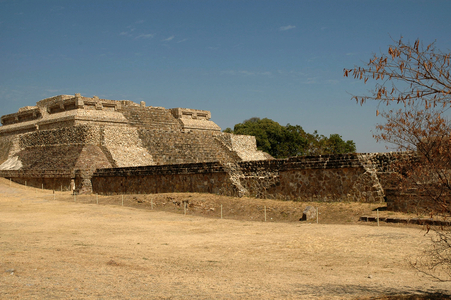 Mexico, Oaxaca, Monte Alban (orig. 200 Bcentury), Edifice N