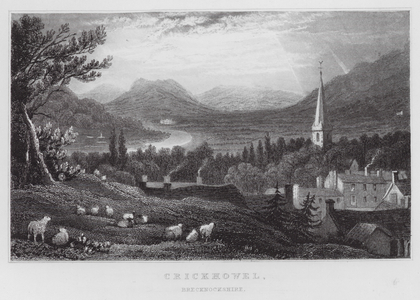 Crickhowel, Brecknockshire (engraving)
