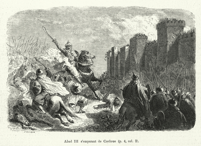 Abad III s'emparant de Cordoue (engraving)