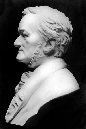 WAGNER Richard marble bust