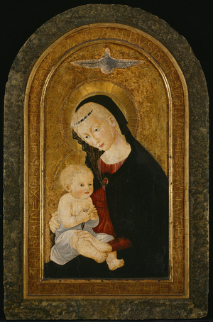 Virgin and Child, 1460-70 (oil and tempera on panel)