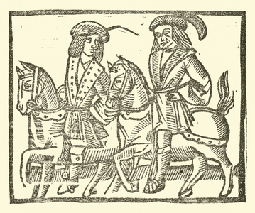 Illustration for The Roxburghe Ballads (woodcut)