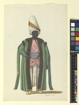 Kizlar Aga: Chief Black Eunuch, after 1803 (w/c on paper)