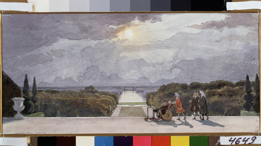 King's walk, 1897 (watercolour, gouache on paper)