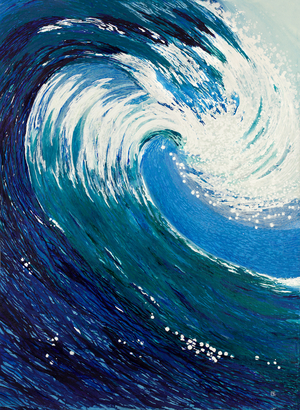 Water of life, 2023 (acrylic ink on cotton rag paper)