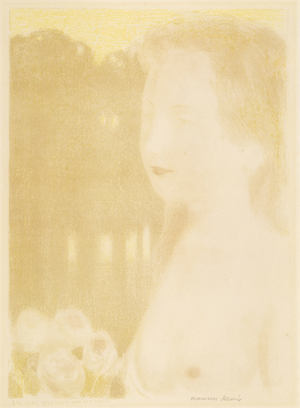 Elle etait plus belle que les reves (She Was More Beautiful Than Dreams), 1911 (lithograph in colours)