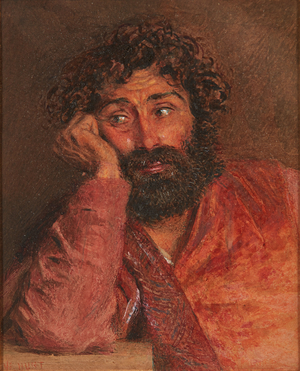 Portrait of a Man (w/c)