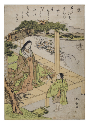 Syllable - Sa from the series Tales of Ise in Fashionable Brocade Prints, c.1770-1773 (woodblock on paper)