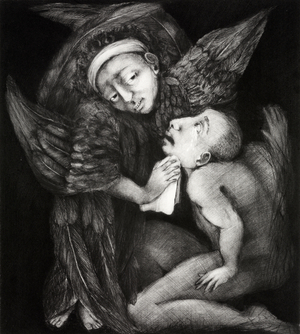 Dark Event VI, 2007 (drypoint)