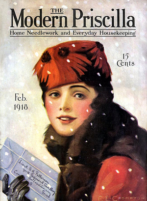 The Modern Priscilla Magazine Cover, USA, 1910s