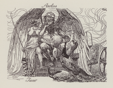 Aeolus and Juno (litho)