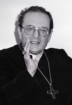 Germany, Cologne, 18 07 1989 Archive No 07 21 05 Interview with Cardinal …, 1989 (photo)