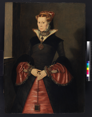 Unknown Lady (perhaps Lady Jane Grey), 1550-55 (oil on panel)