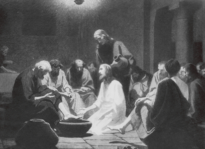 The Washing of the Feet (litho)