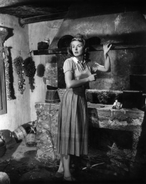 STROMBOLI, Ingrid Bergman, 1950 (film still)