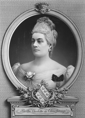 Berthe, countess of Clinchamp, 1898 (pen drawing)