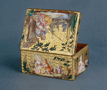 Jean DucrollaySnuffbox: Scenes with children, 1754-55 (mixed media)