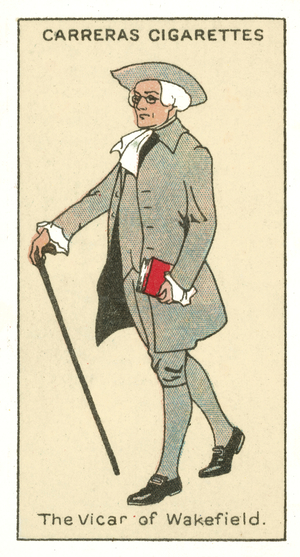 The Vicar of Wakefield, The Vicar of Wakefield by Oliver Goldsmith (colour litho)