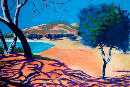 Peguera #1, 2021 (acrylic on board)