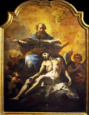 The Holy Trinity (oil on canvas)