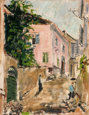 Filippo De Pisis, Landscape, 1928