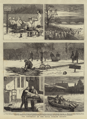 The Centenary of the Royal Humane Society (engraving)