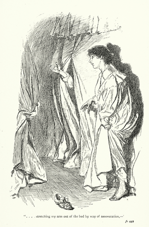 Illustration for A Sentimental Journey by Laurence Sterne (litho)