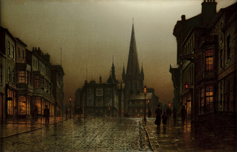 Wakefield, Upper Westgate, 1896 (oil on canvas)