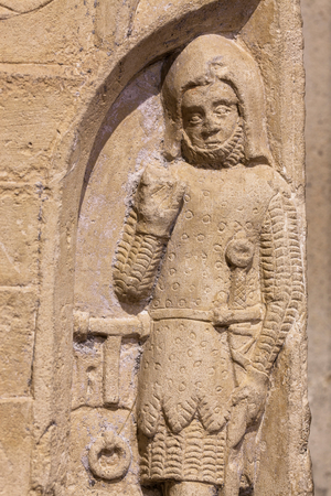 Consecration of a bishop, 14th century (limestone)