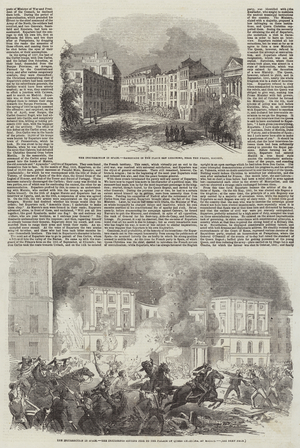 The Insurrection in Spain (engraving)
