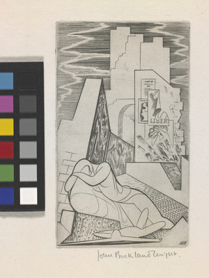 Untitled (etching and engraving on montval paper)