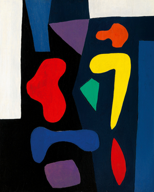 Architectonic Composition, 1951 (oil on board)
