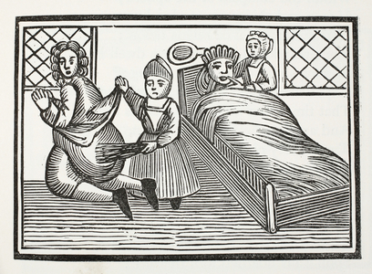 The World Turned Upside Down, illustration from 'Chap-books of the Eighteenth Century' by John Ashton, pub. 1882 (litho)
