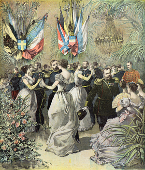 Un bal a l'arsenal de toulon, 1893 (illustration)