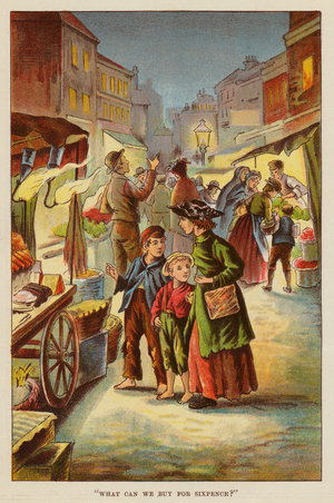 "What can we buy for sixpence?" (colour litho)