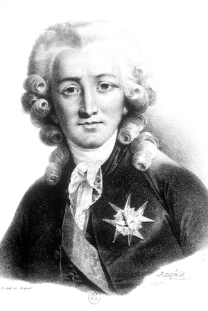 Charles Alexandre de Calonne (1734-1802) controller of the Finances of LouisXVI from 1783 to 1787, engraving