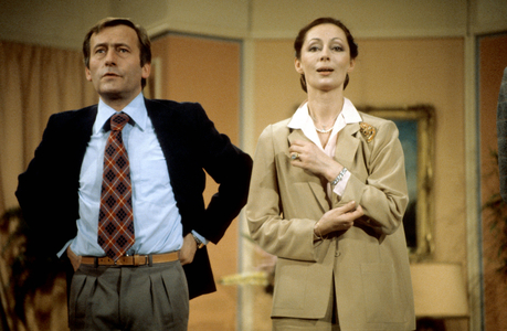 At the Theatre Tonight “Jean De La Lune” With Michel Duchaussoy And Claudine Coster In December 1982 (photo)