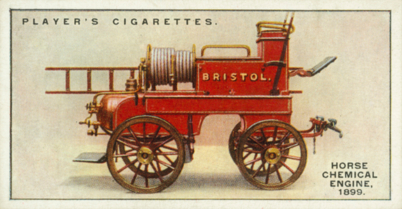 Fire-Fighting Appliances: Horse Chemical Engine, 1899 (colour litho)