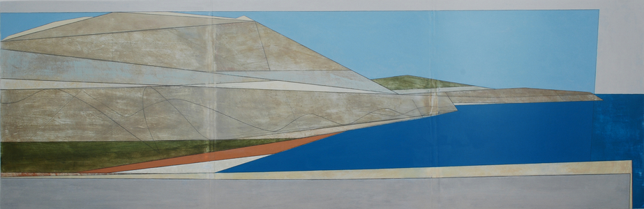 Argolis Wall 2, 2011 (acrylic on hardboard)