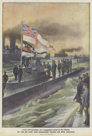 An Atonement Hour for Von Tirpitz's Bloody Pirates (Colour Litho)