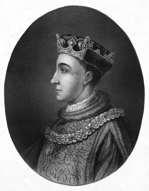 King Henry V, illustration from the 'History of England, Vol. 1' (engraving)