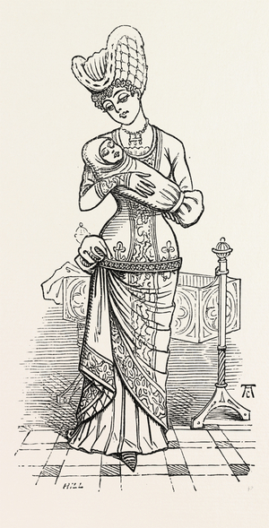 Bye' Baby Bunting, Nursery Rhymes and Nursery Riddles, Engraving 1882