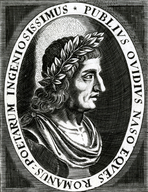 Portrait of Ovid,  1639 (engraving)
