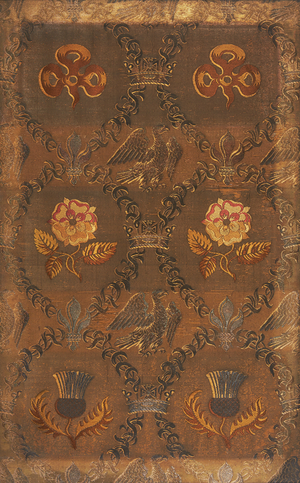 Fragment of Queen Victoria's coronation robe, 1838