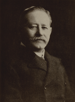 Sir Harry Johnston, British explorer, botanist, linguist and colonial administrator in Africa, 1922 (b/w photo)