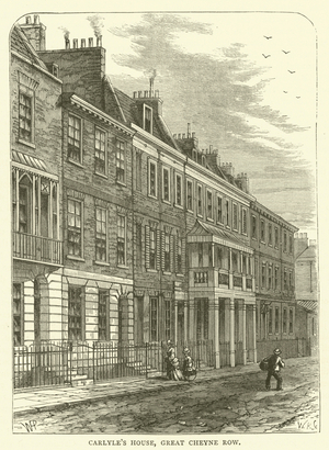 Carlyle's House, Great Cheyne Row (engraving)